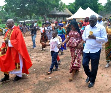 EUCHARISTIC CELEBRATION & FEEDING OF 107 WIDOWS