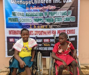OneHopeChildren's Outreach to those with disability
